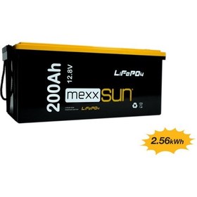 Resim Mexxsun 12.8 Volt-200ah Lifepo4 Lityum Akü 