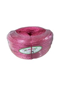 Resim Favori İp Halat Fh03 Pp Naylon Burgulu Örgü Çamaşır İpi - Pembe - 100 Metre - 5 Adet Diğer 