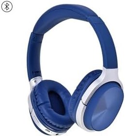 Resim Sunix 20W Süper Bass Csr Çip 200 Saat Bekleme Süreli 5.0 Kulak Üstü Bluetooth Kulaklık Mavi Blt-20 