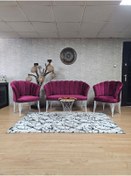 Resim SEVİNÇ MOBİLYA Beyaz Boyalı Tel Ayak Papatya Çay Seti Koltuk Takımı , Çay Seti , Papatya Çay Seti , Koltuk Takımı 