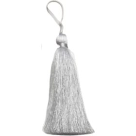 Resim Püskül Tekli 10 cm 1 Adet Beyaz 