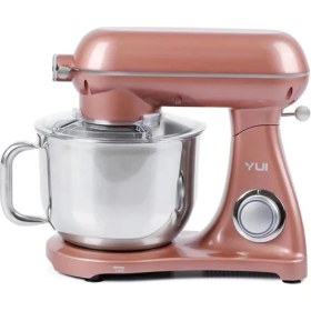 Resim AyrStore Yui M122 1800 W 6 Litre Alüminyum Döküm Hamur Makinesi Stand Mikser Rose Gold 