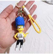 Resim Simpsons Anahtarlık Karikatür Anime Figürü Anahtarlık Telefon Asılı Kolye 3 3 