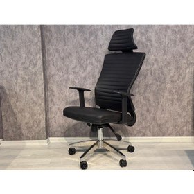 Resim Eden Deri Üst Düzey Yönetici Koltuğu 