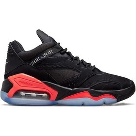 Resim Nike Air Jordan Point Lone Leather Basketball Shoes Black Unisex Hakiki Deri Unisex Basketbol Ayakkabısı Siyah 
