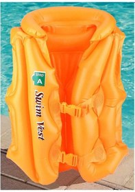 Resim Jumbo Boy Çocuk Can Yeleği 70 Cm 3-6 Yaş Yüksek Görünürlüklü Güvenli Yüzme Yeleği Çok Renkli 
