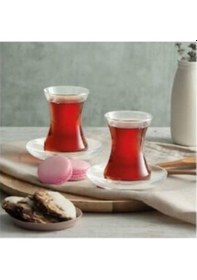 Resim Paşabahçe Sohbet İnce Belli Çay Seti 