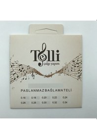 Resim Paslanmaz Çelik Bağlama Teli Kısa Sap 