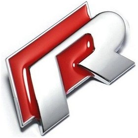 Resim R civatalı ön panjur logosu-kırmızı / YACI155 