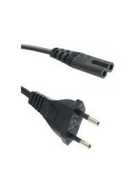 Resim Ac Power Güç Kablosu Tv-Radyo -Notebook Adaptör Için 2 Pin Teyip 