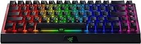 Resim Razer BlackWidow V3 Mini HyperSpeed (Yeşil Anahtar) - Fantom Puding Keycaps ile%65 Kompakt Oyun Klavyesi (Doğrusal ve Tıklama, RGB Chroma Aydınlatma) QWERTY ABD Düzeni | Siyah 