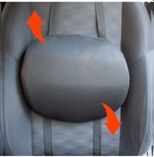 Resim Oval Bel Yastığı Araç Koltuk Sandalye Bel Minderi Bel Desteği 