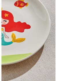 Resim Pasabahce Deniz Kızı Seramik Pasta Tabağı - 1 Adet Çok Renkli 