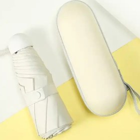 Resim Bliss Umbrella 8 Telli Kapsül Şemsiye Krem 