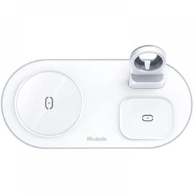 Resim Mcdodo CH-7062 3İN1 15W TYPE-C ÇOKLU MAGSAFE TWS KULAKLIK -WATCH-TELEFON DOCK ŞARJ UNİTESİ BEYAZ 