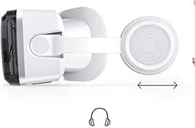 Resim Fogy VR Bluetooth stereo kulaklık ile birlikte gelir Sanal Gerçeklik Gözlüğü 