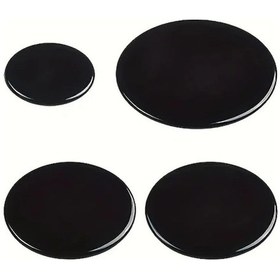 Resim Fochsia Sabaf Ocak Başlığı 4lü Set Siyah 55mm 75mm 100mm Dayanıklı Kolay Temiz 