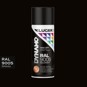 Resim Kluger Parlak Siyah Spey Boya RAL 9005 