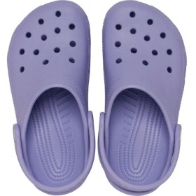Resim Crocs Classic Clog K 30-31 Numara Lila Erkek Çocuk Terlik Suni Deri ile Hafif ve Rahat Kullanım 