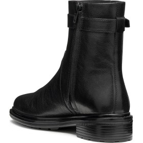 Resim Geox Kadın Siyah D Walk Pleasure A - Goat Lea Fermuarlı Deri Bot D56TGA00081C9999 