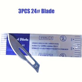 Resim 3 adet 24# Bıçak/3 adet 60# Bıçak/1 adet Paslanmaz Çelik Çift Açılı Katlanır Sap (Bıçak Dahil Değil), 24# ve 60# Boyutlarıyla Uyumlu, Günlük Kullanım İçin İdeal Pratik Araç, Tırnak Dosyası Tırnak Teknisyeni İçin, Tırnak Sanatı İçin Tırnak Dosyası, Tırnak Dosyası Naile İçin, Tırnak Teknisyeni Malzemeleri, Kesici 