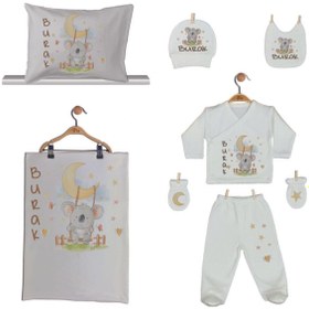 Resim Pia Baby Gl 1911-06 Isme Özel Yastık Battaniye Zıbın Set 