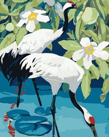 Resim Sayılarla Boyama Seti - Turnalar - 60x75 