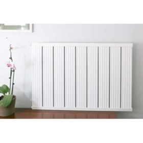 Resim EuroStar Alüminyum Panel Radyatör Ekol 600X1900 Ral 9010 Beyaz 