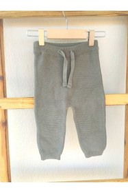 Resim COLLESSİA %100 Organik Pamuk Unisex Bebek Triko Pantolon Triko Eşofman Altı 