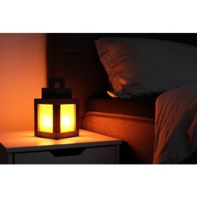 Resim Chara Minecraft LED Gece Lambası 12X20 cm – Pilli, Işıklı Dekoratif Oda Lambası 