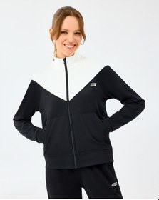 Resim Skechers W Performance Track Suit Kadın Siyah Eşofman Takımı S212251-3817 Siyah 