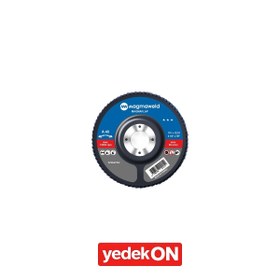 Resim Magmaweld 115x22 MM Magmaflap Alüminyum Oksit (AO) 80 Kum Aşındırıcı Disk 