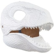 Resim 1 Adet Ağız Çıkarılabilir Maske, Cadılar Bayramı, Noel Hayvan Beyaz 