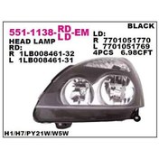 Resim Depo-551-1138r-ld-em - Far Sag Sıyah Cercevelı Elektrıklı 2003 