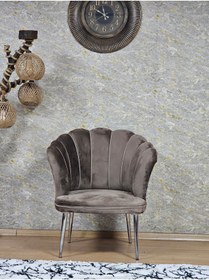 Resim SEVİNÇ MOBİLYA gümüş papatya çay seti tekli, tekli berjer, tekli oturak, bahçe mobilyası teklisi 