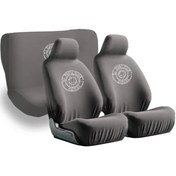 Resim Mirsepet Skoda Octavia ile uyumlu oto koltuk kılıfı penye dokusu sayesinde aracınıza şıklık katar Gri 