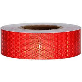Resim Vkemall Kırmızı 300x5 Cm Pvc Araç Yansıtıcı Bandı - Gece Uyarı Fonsiyonu, Su Geçirmez, Uzun Ömürlü Trafik Ve Taşıtlar İçin 
