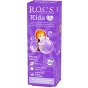 Resim Rocs Bubble Gum Aromalı 4-7 Yaş Diş Macunu 