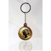 Resim Tahtakolik Kadın Silüet Ahşap Anahtarlık 