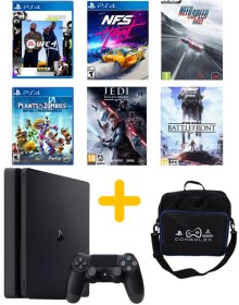 Resim Sony Playstation 4 Slim 1 TB - 15 Dijital Oyun + Türkçe Menü 1 Adet V2 Kol - PS4 (yenilenmis) 