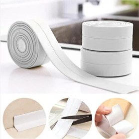 Resim Topdan 156 gr BEYAZ Su Sızdırmaz Lavabo Kenar Bandı (3.2m) 