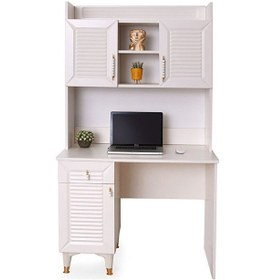 Resim Kuğu Çalışma Masası-1 Çekmeceli-3 Kapaklı-aytaşı-100x60x170 Cm Aytaşı 