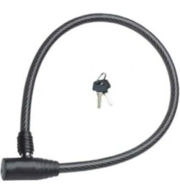 Resim Bisiklet Kalın Çelik Halatlı Anahtarlı Kilit 12 x 80 cm 