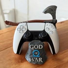 Resim God Of War Ps4 \u002F Ps5 XBOX uyumlu Kol Tutucu Stand Joystick Standı Ragnarok 
