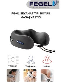 Resim FG-01 Seyahat Tipi Masajlı Boyun Yastığı 