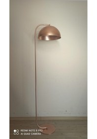 Resim Rys Retro Metal Dekoratif Rustik Mafsallı Bakır Rustik Köşe Lambası Başlık Çap:40 cm 