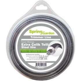 Resim Spring Garden Tırpan Misinası Extra Çelik Telli 3.3 Mm 