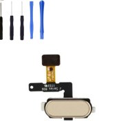 Resim Telefon Kulübesi Samsung J3 Pro J330 Uyumlu Home Tuş Bordu + Tamir Seti Gümüş 
