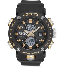 Resim Joefox Dijital Analog Alarm Kronometre ve Aydınlatmalı Spor Erkek Kol Saati 