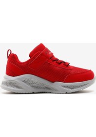 Resim Skechers Skechers Meteor - Lights Küçük Erkek Çocuk Kırmızı Işıklı Spor Ayakkabı 401675n Rdbk 